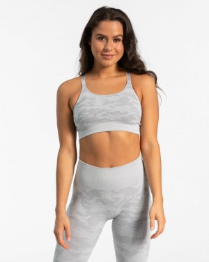 Teveo Camo Sport BH Damen Hellgrau | OJM-6060