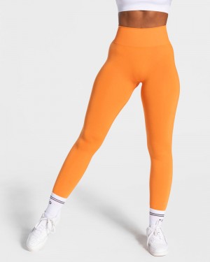 Teveo Classy Leggings Damen Orange | WPN-5045