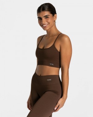 Teveo Elegant Sport BH Damen Dunkelbraun | LIE-2012
