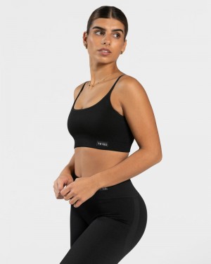 Teveo Elegant Sport BH Damen Schwarz | TUS-5311
