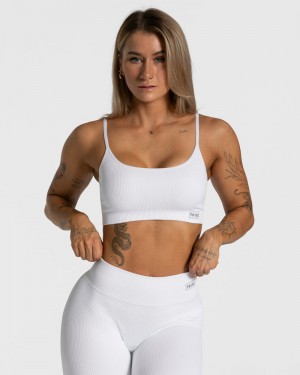 Teveo Elegant Sport BH Damen Weiß | NBJ-8841