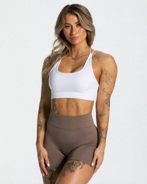 Teveo Everyday Backless Oberteile Damen Weiß | FVL-7286