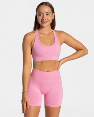 Teveo Everyday Neckholder Sport BH Damen Rosa | DGN-2709