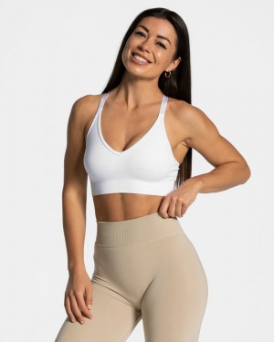 Teveo Everyday Support Sport BH Damen Weiß | FNN-2362