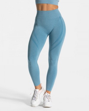 Teveo Evolution V2 Leggings Damen Blau | BBA-5514