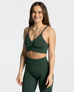 Teveo Focus Sport BH Damen Dunkelgrün | CRU-7961