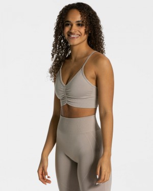 Teveo Focus Sport BH Damen Dust | PUH-7022