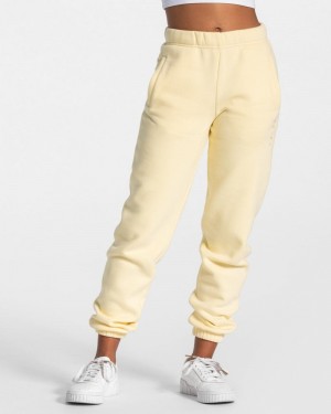 Teveo Iconic Oversized Jogginghose Damen Gelb | FTV-6722