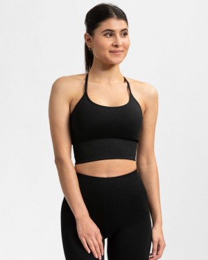 Teveo Power Sport BH Damen Schwarz | LPZ-0933