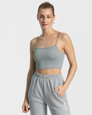 Teveo Sassy Oberteile Damen Grau Blau | VWV-0517