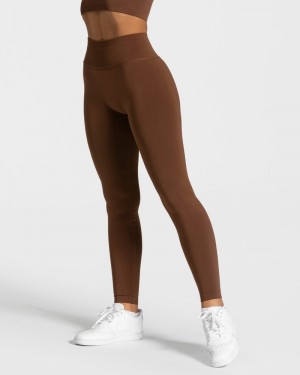 Teveo Sensation Leggings Damen Caramel | LHP-2545