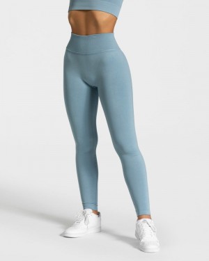 Teveo Sensation Leggings Damen Grau Blau | EXO-5641