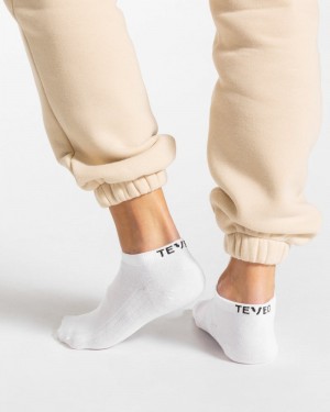 Teveo Sneaker (2pcs) Socken Damen Weiß | FHV-1166