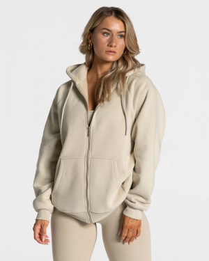 Teveo Statement Oversized Jacken Damen Braun | AQD-9395