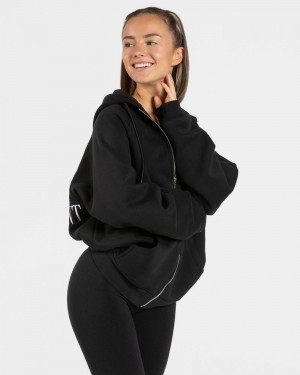Teveo Statement Oversized Jacken Damen Schwarz | PXX-3688