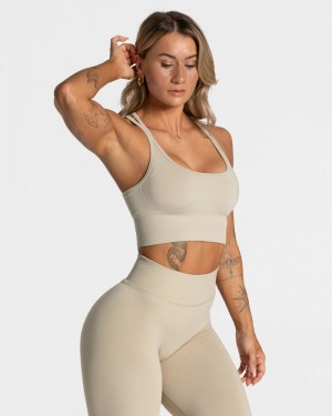Teveo Statement Sport BH Damen Braun | YAX-9625