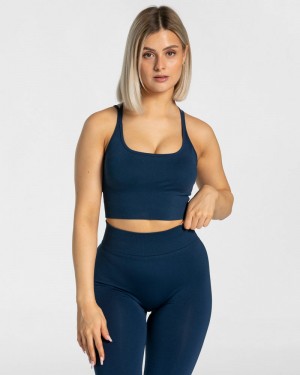 Teveo Statement Sport BH Damen Dunkelblau | PYK-1172