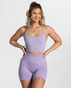 Teveo Statement Sport BH Damen Lila | ERJ-9619