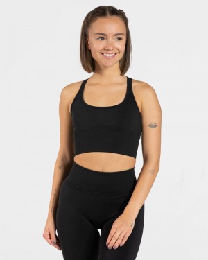Teveo Statement Sport BH Damen Schwarz | CBZ-6488