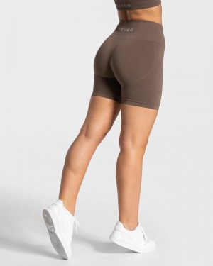 Teveo True Kurze Sporthose Damen Braun | MSX-0432