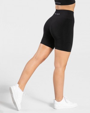 Teveo True Kurze Sporthose Damen Schwarz | HQG-1481