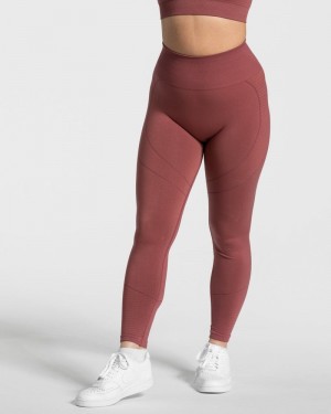 Teveo True Leggings Damen Berry | RQQ-5530