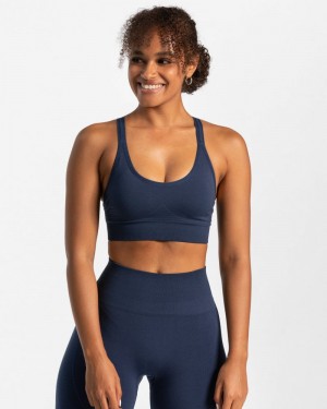 Teveo True Sport BH Damen Dunkelblau | WUF-5596