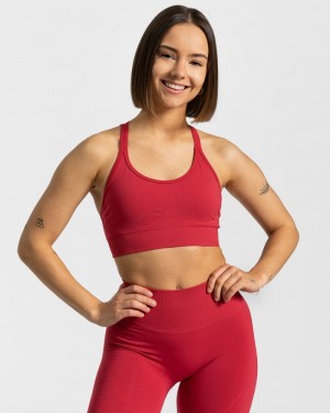 Teveo True Sport BH Damen Rot | IQX-9885